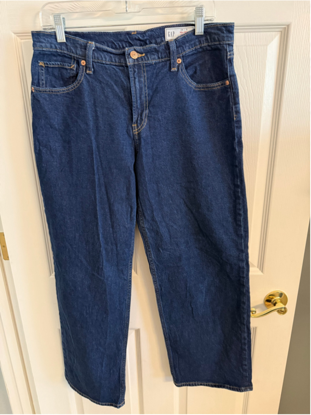 GAP '90s Loose Low Rise Dark Wash Denim Jeans Size 29 / 8 EUC